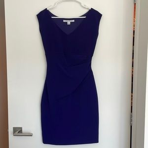 Diane Von Furstenberg Purple Midi Dress